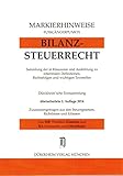 Image de BILANZSTEUERRECHT Markierhinweise/Fußgängerpunkte für das Steuerberaterexamen Nr. 50 (2014): Dür