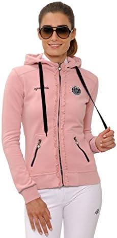 Spooks ladies jacket Laura Black quilted high collar softshell on sleeve , Spooks_FS_2018_Groessen:L
