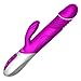 Produktbild Rampant Bunny Vibrátor Rampant Rabbit Vbrátor für Frauen Wave Motion Duble Stimulation Spielzeug für Erwachsene, Intelligente Heizung 10 Frequenz Vibration, Teleskop Wasserdicht No Noise, Purple