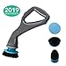Produktbild Scrubber Elektrische Spin Power-Reinigungsbürste, 360 ° schnurlos und handgehalten, mit 3 austauschbaren Bürstenköpfen, hohe Rotation für die Reinigung von Wanne, Fliesen, Boden, Ecke und Küche weiß