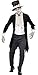 Produktbild Smiffys Herren Zombie-Bräutigam Kostüm, Jacke mit Weste, Halstuch, Hose, und Zylinder, Größe: M, 24352