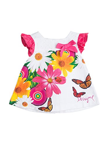 Desigual Baby Girls Printed T-Shirt -  White - 6 Months