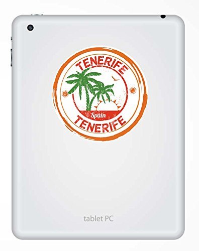 2 x Teneriffa Spanien Vinyl Aufkleber Aufkleber Laptop Reise Gepäck Auto Ipad Schild Fun # 6102 – 10cm/100mm Wide - 3