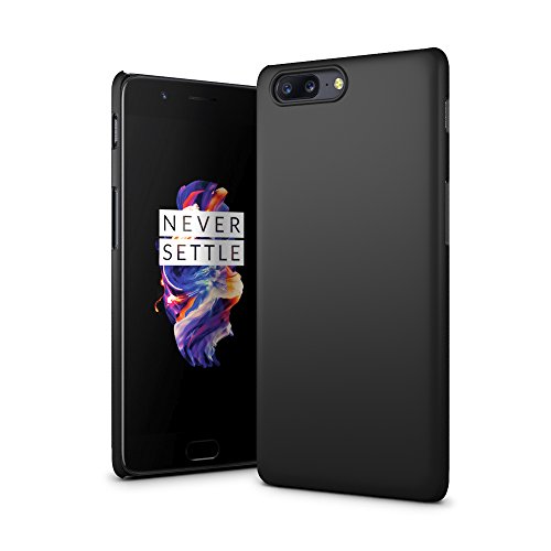 Funda OnePlus 5  SLEO PC Back Cover de Parachoques Duro Cubierta Protectora para OnePlus 5 - Negro