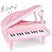 Produktbild Joylink Klavier Keyboard Spielzeug, 31 Tasten Spielzeug Keyboard mit Mikrofon Pink Elektronische Musik Multifunktionale Instrumente für Kleinkind und Kinder Geschenk