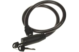 Perel Localización de bicicletas, Ø 10 mm, con 2 llaves