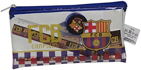 Futbol Club Barcelona – Flat pencil case with Stationery (CYP Imports gs-412-bc)