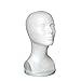 Dummy Model Heads, Transer® Female Styrofoam Mannequin Manikin Head Model Foam Styrofoam Hat Glasses Hair Wig Mannequin Stand Display Head Model Chest