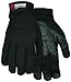 Produktbild MCR Sicherheit 903 x l fasguard Palm Multitask Handschuhe aus Kunstleder mit Spandex Rücken und verstellbare Handgelenk Schließung, schwarz, X-Large, Skitasche von MCR Sicherheit