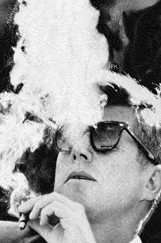 Jfk John F Kennedy Jfk Journal A Wonderful Journal For An Awesome Life 6 X 9 150 Pages Black And White Drawing - 