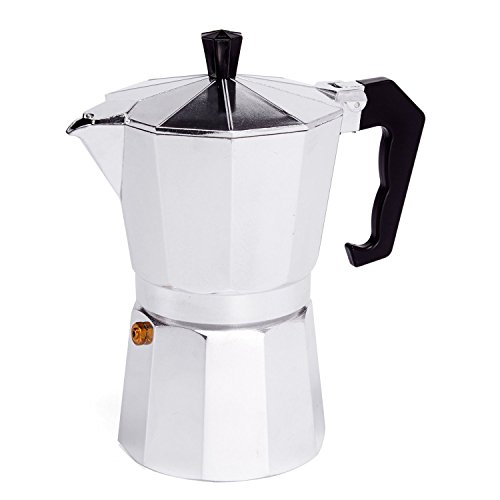 Espressokocher Espresso Mokka Maker Aluminium für 3,6,9 oder 12 Tassen Espressomaschine (12 Tassen) - 2
