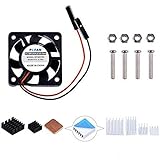 GeeekPi Raspberry Pi 30x30x7mm DC 5V Brushless CPU Ventilateur de Refroidissement avec Raspberry Pi radiateur pour Raspberry 