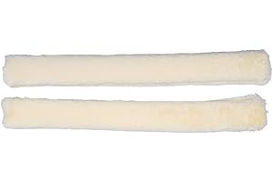 QHP William Hunter Equestrian - Riendas (piel sintética, con cierre de velcro, 45 cm), color