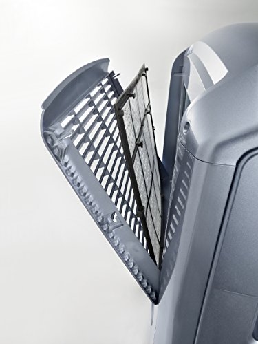 De’Longhi PAC WE128 Eco Silent Mobiles Klimagerät (Wasser-Luft-Technologie, Max. Kühlleistung 3,2 kW/12.500 BTU/h, Separate Entfeuchtungsfunktion, Geeignet für Räume bis zu 110 m³) [Energieklasse EEK A+] - 6