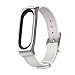 Produktbild Zerama Ersatz für Xiaomi MiBand 3 Armband justierbare Legierung Uhrenarmband Leder-Handgelenk-Band