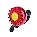 Produktbild VORCOOL Sunflower Shaped Kinder Kinder Fahrrad Radfahren Glocke Lenker Ring Ringer Horn (rot)