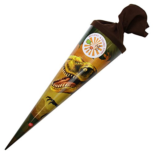 Goldbuch, Schultüte, Sound und Light, Dino, 70 cm, Lackkarton, Bunt, 97574