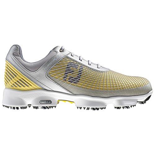 Preisvergleich Produktbild Footjoy Hyperflex White / Metallic Silver / Yellow UK 8.5