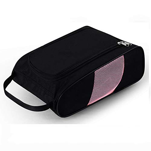 sfycstd Golf Shoes Bag Sac de Sport Respirant Portable Nylon avec étui à Chaussures Zipper Sac à Chaussures de Golf - Sacs de Transport de Chaussures à Fermeture à glissière