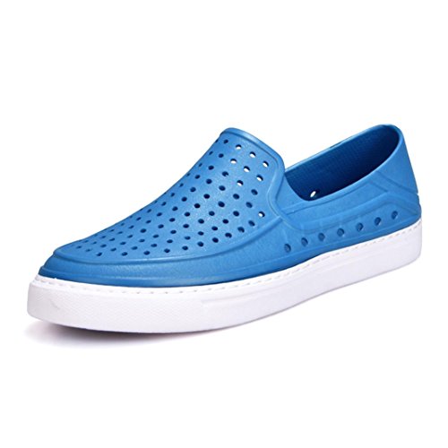 Preisvergleich Produktbild ABsolute Sneaker ABSOAR Sneaker HerrenSandalenABSOAR Herren Breathable beiläufige Hohle Schuhe Pantoletten Sommer Sandalen Rutschfest Gartenschuhe Badeschuhe Strand Aqua Sandalen 39-44 (43, Blau)