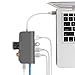 Produktbild USB Typ C, SinStar 8 in 1 Aluminium Multi Port Adapter Typ C für MacBook Pro USB C Hub auf HDMI Stecker (4 K) der U89 durch, Ethernet, SD/Micro, Reader und 3 USB 3.0 Anschlüsse
