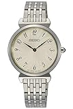 Seiko Ladies Damen Uhr analog Quarzwerk mit Edelstahl Armband SFQ801P1