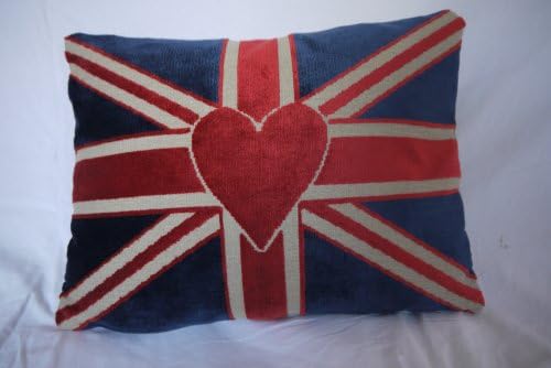 CB HomeVintage Velvet Union Jack Cushion with Fibre Inner