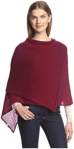 Portolano Women's Cashmere Shawl, Dark Bordeaux