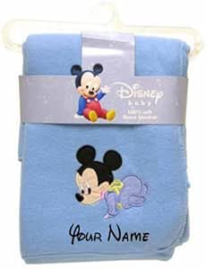 Personnalise Disney Baby Mickey Mouse Bleu Couverture Polaire Couverture 91 4 X 76 2 Cm Amazon Fr Bebe Et Puericulture