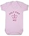 Half Pint Baby Vest. (0-3 months, Pink Vest - Fuchsia Vinyl)