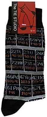Periodic Table Socks by The Tie Studio