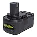 Produktbild Ryobi P108 Ersatzakku, FLAGPOWER 4.0Ah Werkzeug Akku für Ryobi P108 ONE+ P107 BPL-1815 P122 P104 P105 P102 P103 18V 4000mAh Li-ion Akku mit LED Anzeige + Automatische Leistung Prüfung