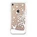 Produktbild iPhone 6S Plus Hülle Silikon, iPhone 6 Plus 5.5 Zoll Hülle, SevenPanda TPU Hülle Schutz Handy Hülle Case Tasche Etui Bumper Crystal Case Hülle für iPhone 6 Plus 6S Plus Durchsichtig mit Christmas Snowflake Weißen Weihnachten Schneeflocke Hirsch Muster Crystal Clear Stoßdämpfend Transparent TPU Silikon Schutz Crystal Durchsichtig Schutzhülle Handyhülle Schale Etui Protective Case Cover - Weißen Schneeflocke Hirsch
