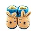Lovely Rabbit Winter Baby Shoes Warm Indoor Slippers(Blue, 4-5 Years Old)