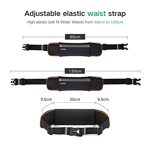 Ugreen Sport Bauchtasche Gürteltasche Hüfttasche Wasserdicht Sweatproof Multi-funktion Case Holder Kopfhöerer Für Smartphone Iphone - 4