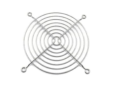 Power Fan Grill Finger Guard Silver Finish for Cooling Fan120mm (4"),150mm (6"), 200 mm (8') (PACK 0F 1, 120 mm (4"))