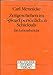 Produktbild Carl Mennicke - Zeitgeschehen im Spiegel persönlichen Schicksals: Ein Lebensbericht