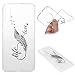 Produktbild WaackGG Gemalt Hülle Handyhülle Kompatible mit Samsung Galaxy A50 Handytasche TPU Silikon Soft Schale Dünn Etui Protective Cover Rück Schutzhülle Abdeckung Kratzfest Stoßdämpfend Transparent case