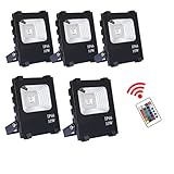 16 Farben - 4 Haupt-Farben: Rot, Grün, Blau und Weiß (insgesamt 16 verschiedenen Farben).RGB Modes: Smooth / Flash / Fade / On / Off. Sie können die Farben für dieses RGB Scheinwerfer über die Fernbedienung nach Ihren Bedürfnissen anpassen.