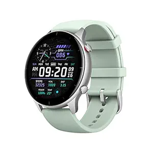 Amazfit GTR 2e SmartWatch with Curved Design, 1.39 Always-on AMOLED Display, SpO2 & Stress Monitor, Built-in Alexa, Built-in GPS, 24-Day Battery Life, 90+ Sports Models, 50+ Watch Faces (Matcha Green)