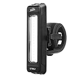 HiHiLL Rear Bike Light LED Bike Lights, USB Rechargeable, 6 Modes, Waterproof Bike Tail Light for Cycling (LT-BL2, Black)