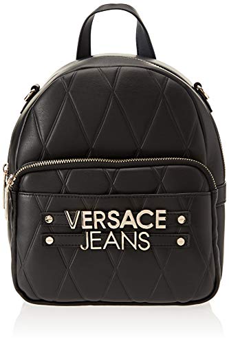 Preisvergleich Produktbild Versace Jeans Damen Ee1vsbbl2 Rucksack, Schwarz (Nero), 12x25.5x21 centimeters