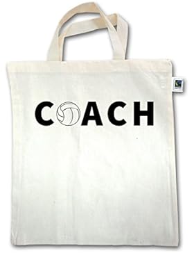 Volleyball - Volleyball Coach Trainer - Unisize - Natural - XT500 - Jutebeutel kurzer Henkel