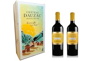 CHÂTEAU DAUZAC CHATEAU DAUZAC - COFFRET HIVER - 2 Millesimes Vin Rouge Vegan AOP Margaux Bordeaux Grand Cru Classe en 1855 2 x 75 cl
