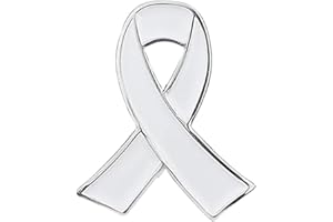 Clj Charles Le Jeune Pin's Ruban Blanc - Sensibilisation Contre Les Violences Faites Aux Femmes - Engagés - qualité de finition - Epingle - Broche - Badge - PINS ENGAGES RUBAN