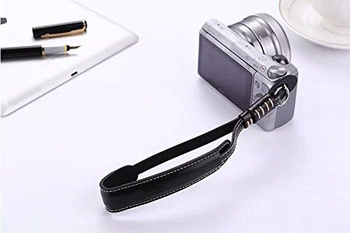 Sangle de poignet Cuir  y   M  TM  universel Cuir PU Sangle de poignet pour Leica Nikon Fuji Pentax Canon Panasonic Sony etc 
