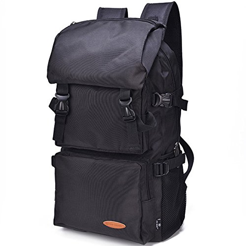 Preisvergleich Produktbild Magic Vida Daypacks Laptoprucksack Damen Herren Sportrucksack Schulrucksack Backpack Trekkingrucksack Wanderrucksack Reiserucksack Wandern Klettern Rucksack Herren Schwarz