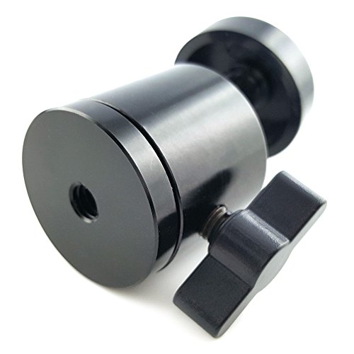 Smartphone Stativ Adapter mit mini Kugelkopf und Hotshoe Blitzschuh Adapter Komplett-Set mit 1/4â€œ Zoll Metall hochwertig