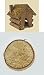 Produktbild Krippenzubehör, Hundehütte, Höhe 7,2cm mit einer Birkenscheibe ca. Ø 3,5cm zur Deko