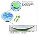 FOR BABIES - 3 Compartment Food Warmer Baby plate Set - Easy & Safe (Pink/Yellow)